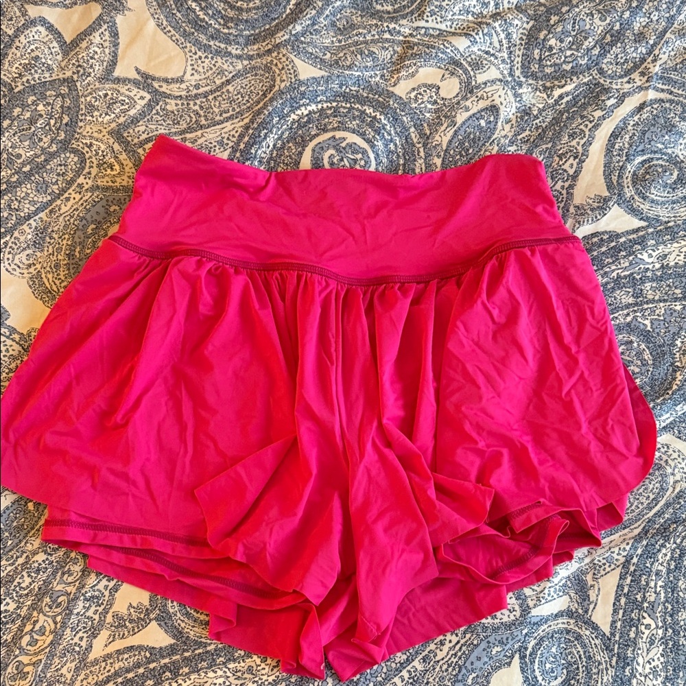 Bright Pink Women's Athletic Shorts